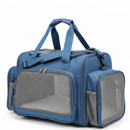 Draagbare reistas voor huisdieren met opbergvakken