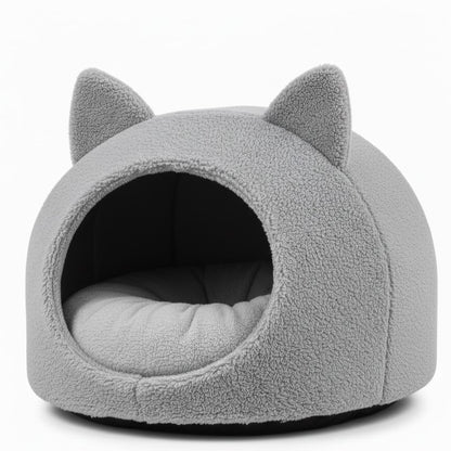 Kattenoorvormig huisdierbed