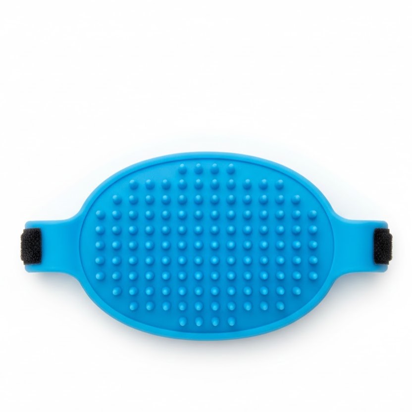 Massageborstel voor huisdieren met verstelbare band