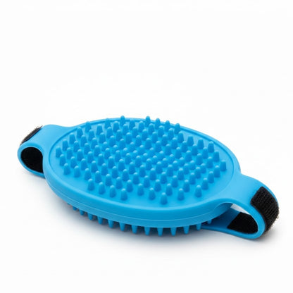 Massageborstel voor huisdieren met verstelbare band