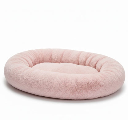 Ovaal huisdierbed met verhoogde rand