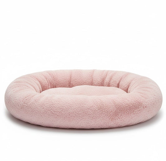 Ovaal huisdierbed met verhoogde rand