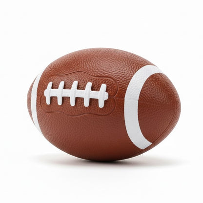 Piepende hondenbal in voetbalvorm