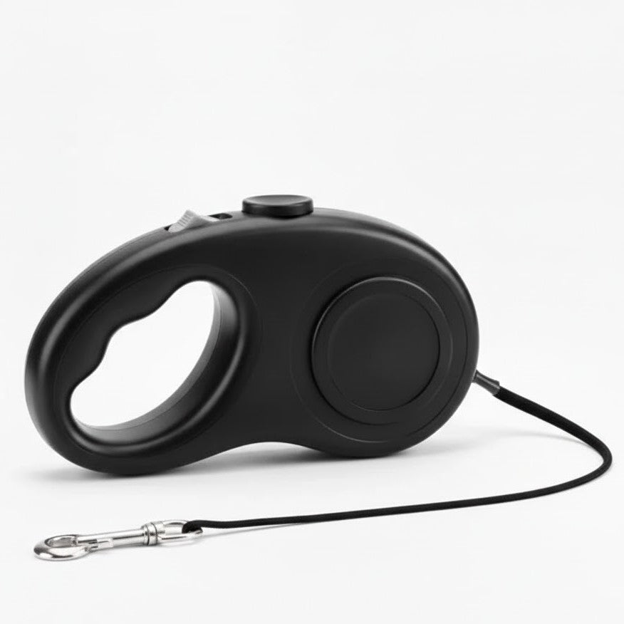 Uittrekbare hondenriem met compacte behuizing
