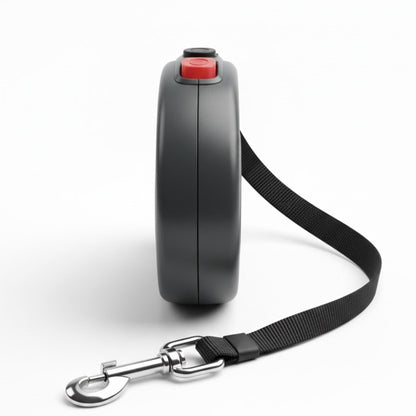 Uittrekbare hondenriem met kunststof behuizing